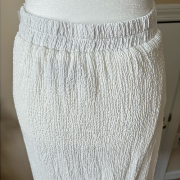 NEW Lulus Rules of Romance White Button-Front Midi Skirt - Picture 4 of 6